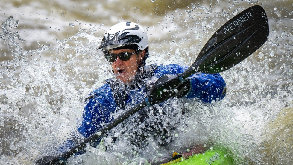 Arkansas River  Kayaker